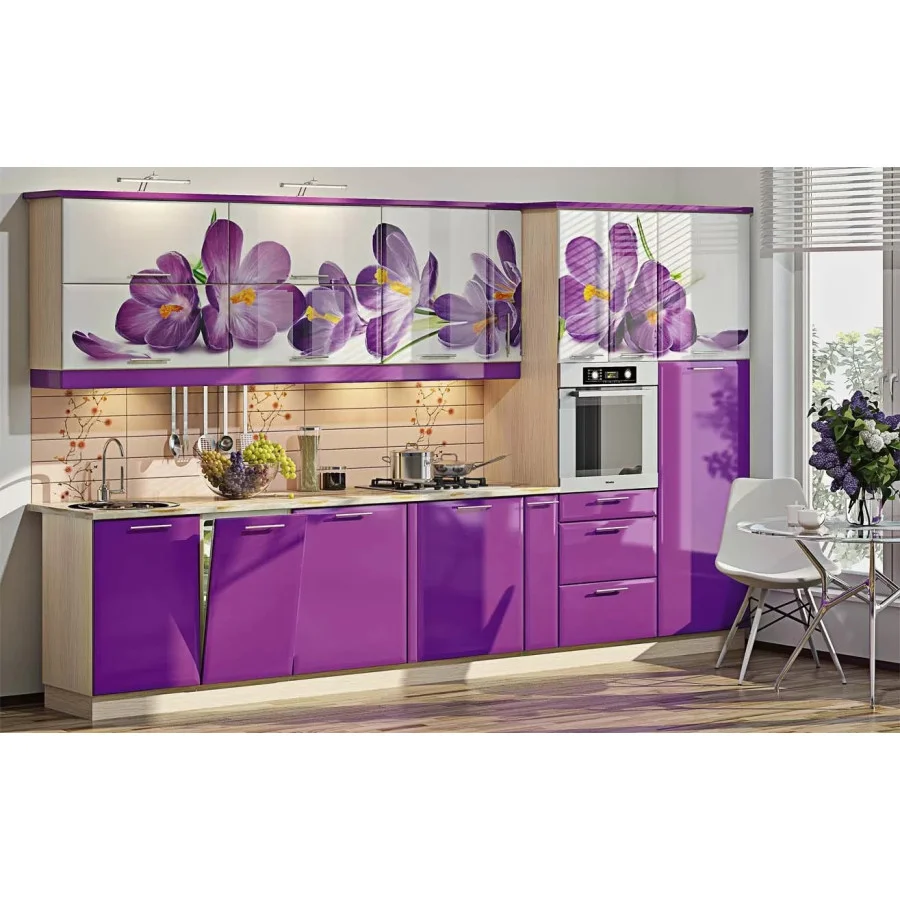 Kitchen "Hi-tech with color printing" KX-490 order